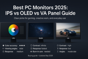 Discover the best PC monitor displays for 2025. Compare IPS, OLED, VA panels, resolutions from 1080p to 4K, and top brands like LG, Dell, Samsung. Expert buying guide with specific recommendations for gaming, work, and creative use.